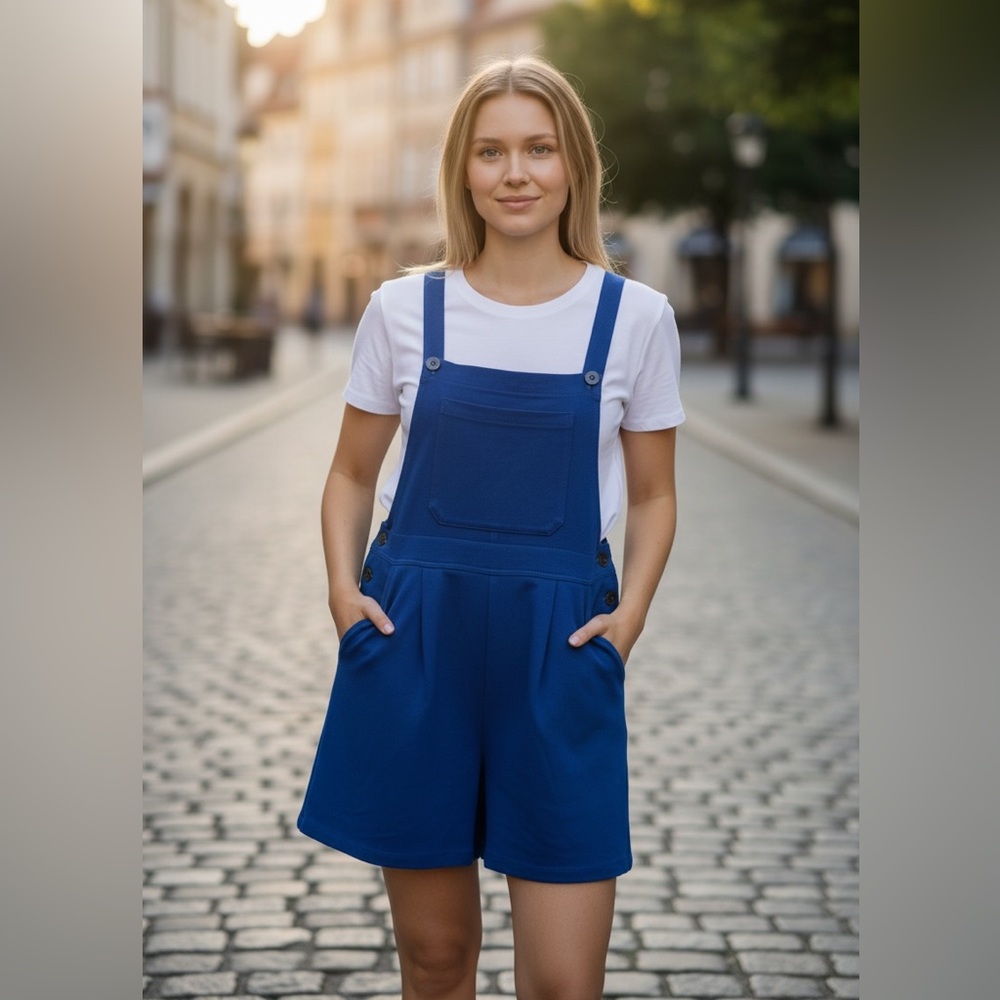 HALARA Women's Navy Blue Romper/Overalls